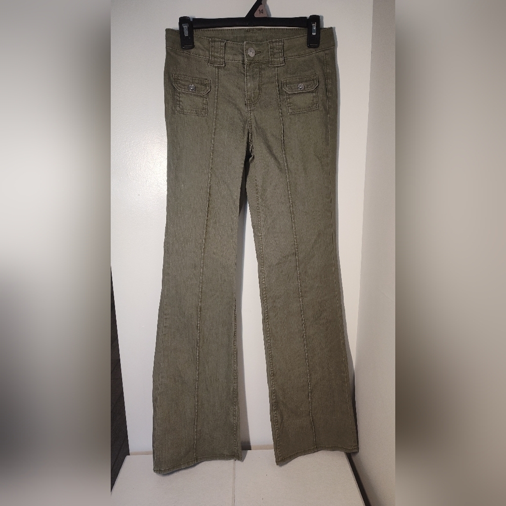 H&M Divided Olive Green Women's Pants Size 2 #522